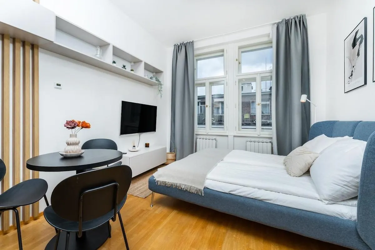 Charles Square Studio Apartment Parking Prague