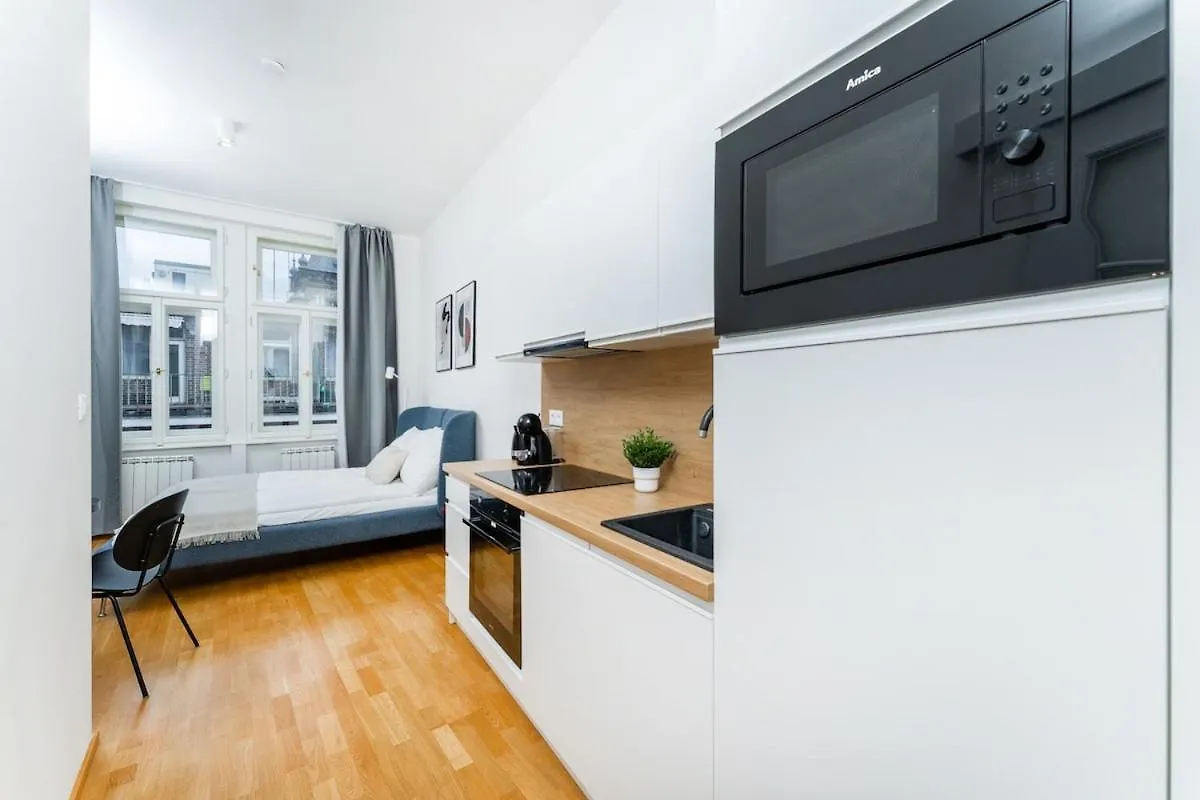 Charles Square Studio Apartment Parking Prague